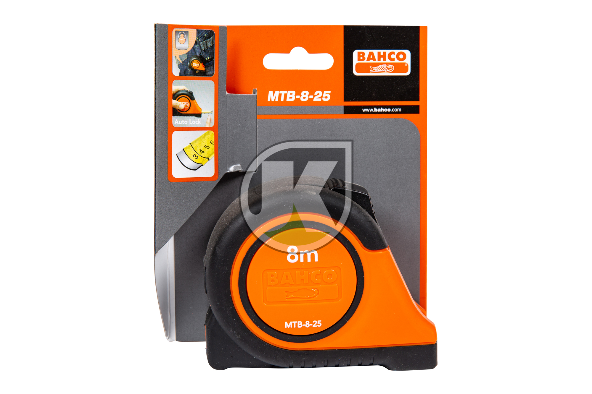 9112001008025 Rolbandmaat 8m 25mm